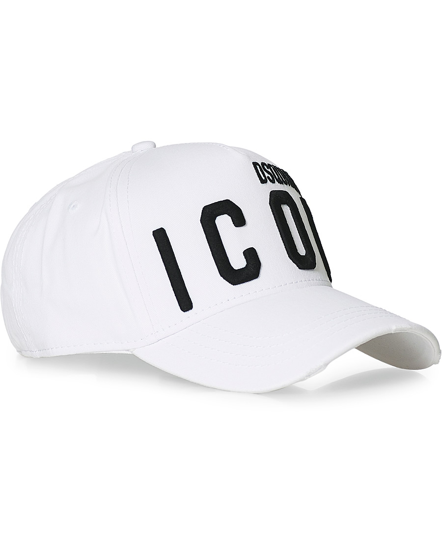 Men | Dsquared2 Icon Baseball Cap White | Dsquared2 | Icon Baseball Cap White