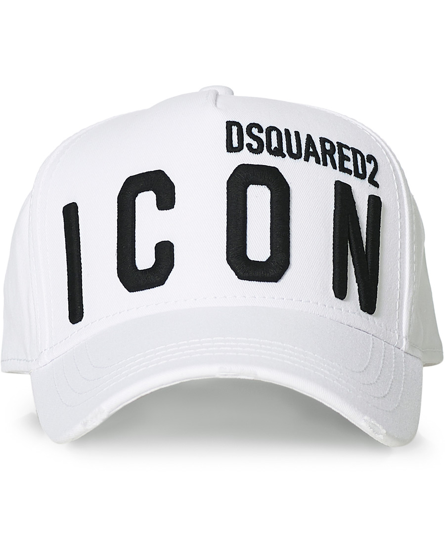 Men | Dsquared2 Icon Baseball Cap White | Dsquared2 | Icon Baseball Cap White