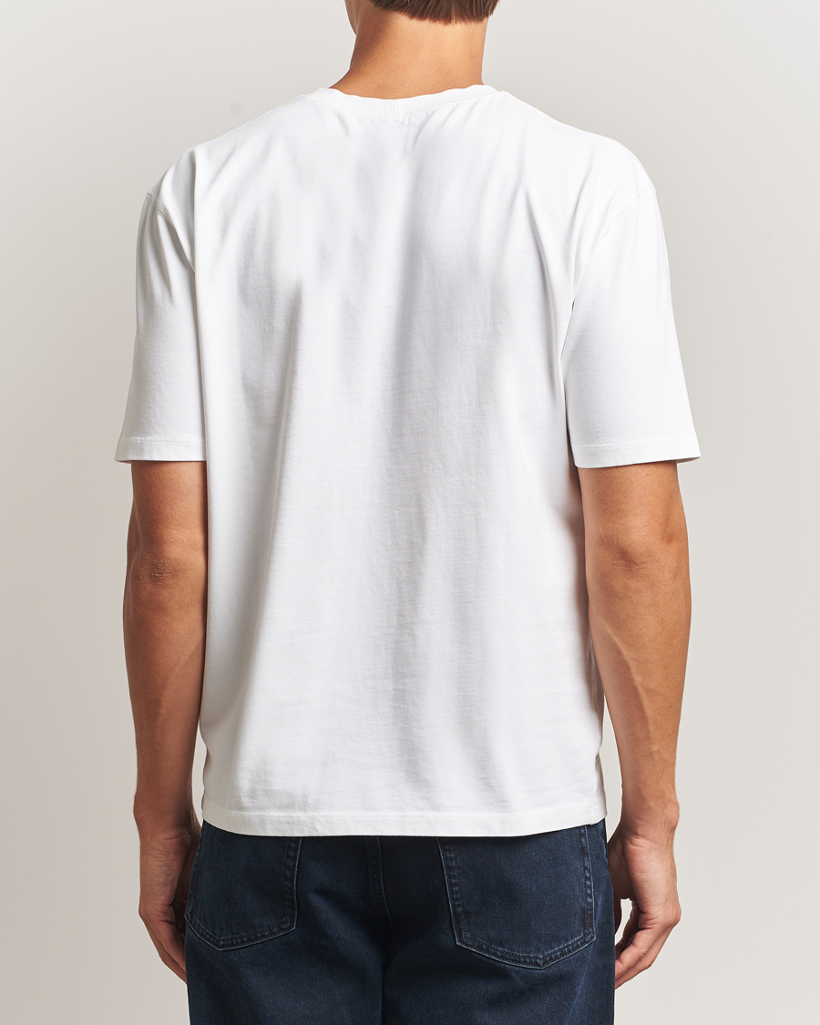Men | T-Shirts | Drake's | Short Sleeve Hiking T-Shirt White