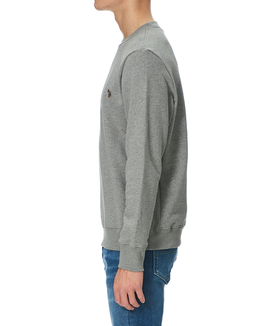 Men | Sweaters & Knitwear | PS Paul Smith | Organic Cotton Zebra Sweatshirt Grey