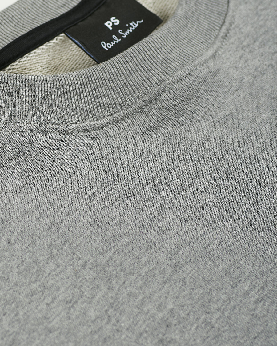 Men | Sweaters & Knitwear | PS Paul Smith | Organic Cotton Zebra Sweatshirt Grey