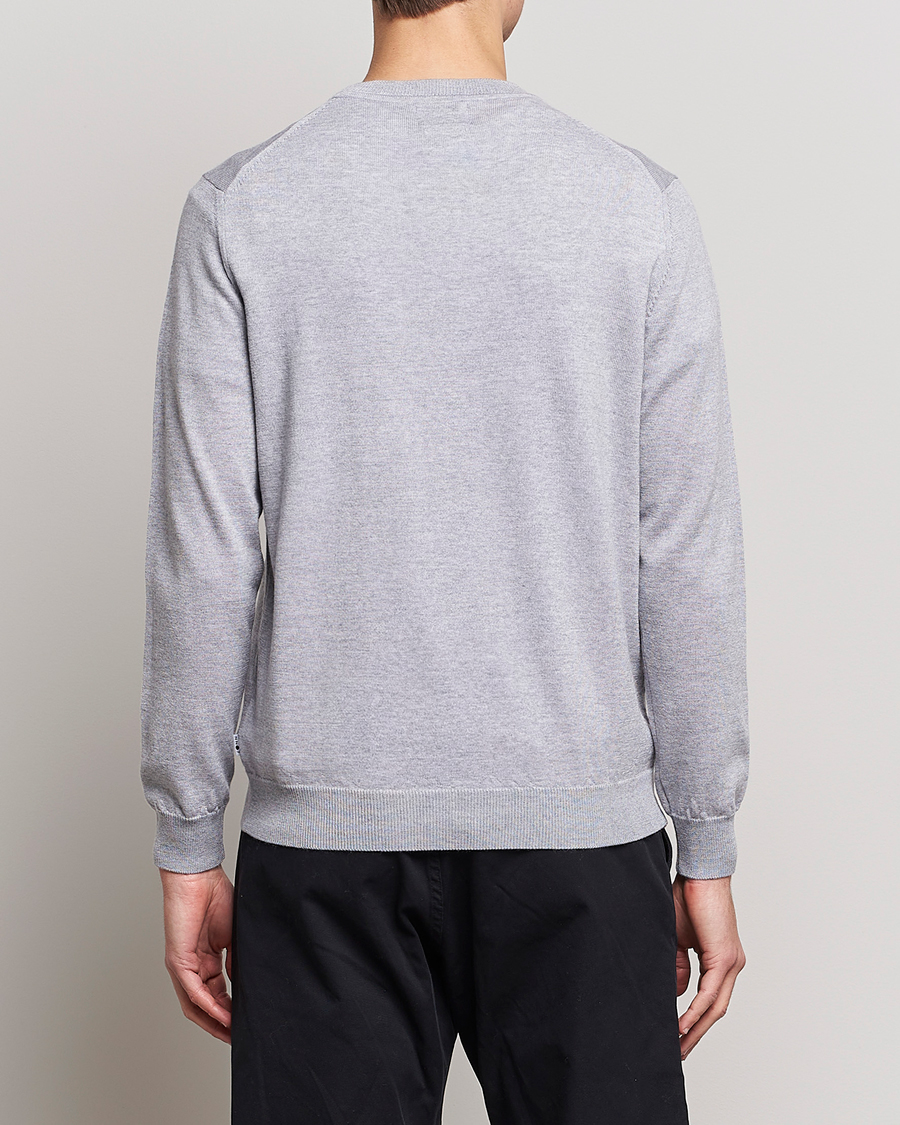 Men | Sweaters & Knitwear | NN07 | Ted Merino Crew Neck Pullover Light Grey