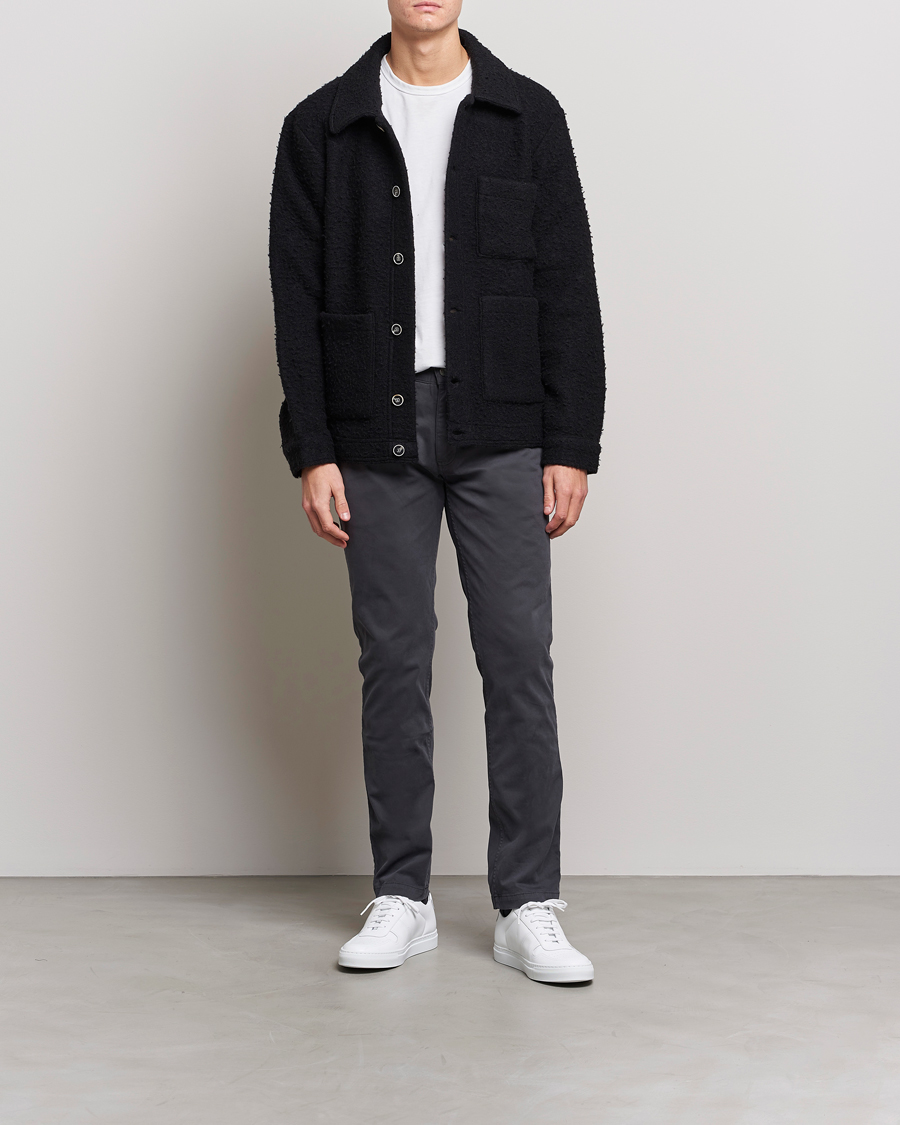 Men | Trousers | NN07 | Marco Slim Fit Stretch Chinos Concrete