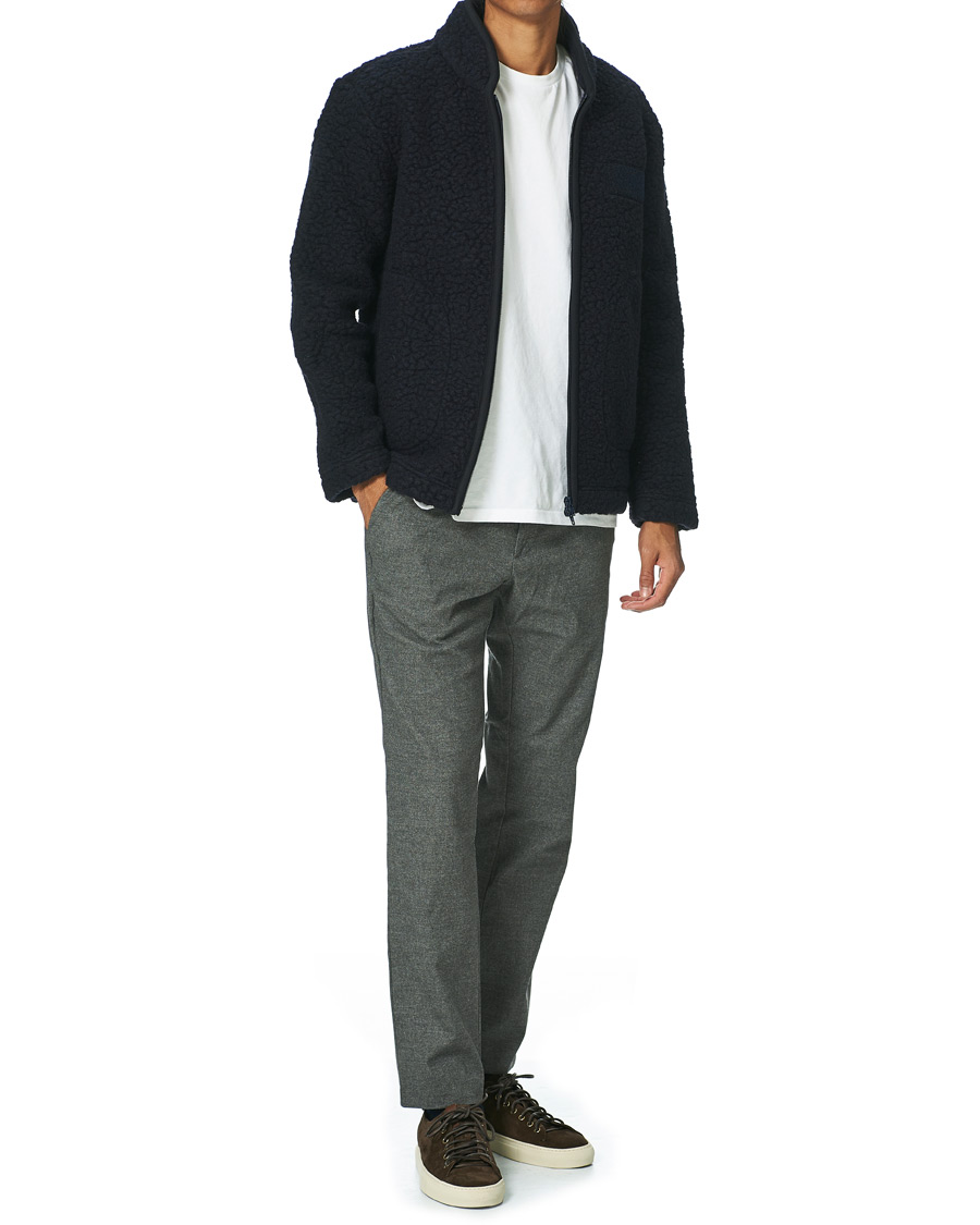 Men | Trousers | NN07 | Theo Regular Fit Brushed Cotton Chinos Grey