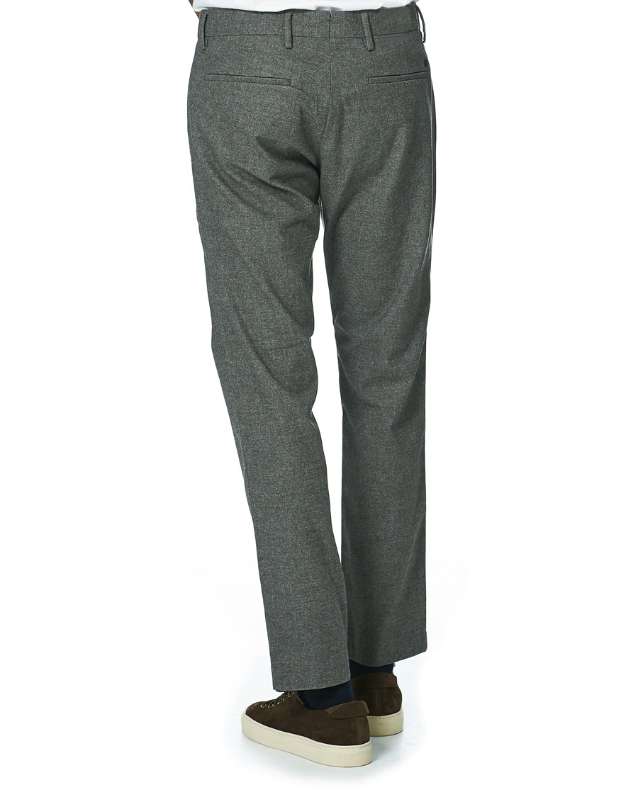 Men | Trousers | NN07 | Theo Regular Fit Brushed Cotton Chinos Grey