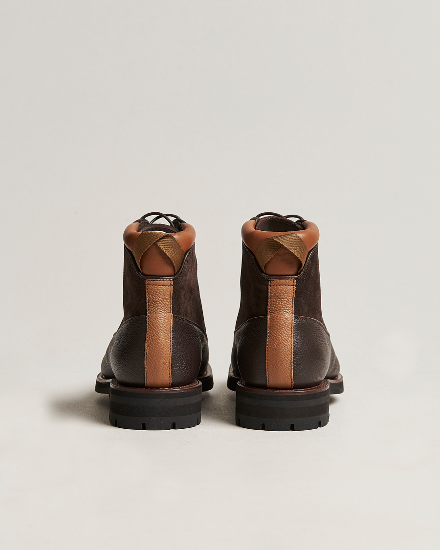 Men | Heschung Raphia Leather/Suede Boot Moro/Coffee | Heschung | Raphia Leather/Suede Boot Moro/Coffee