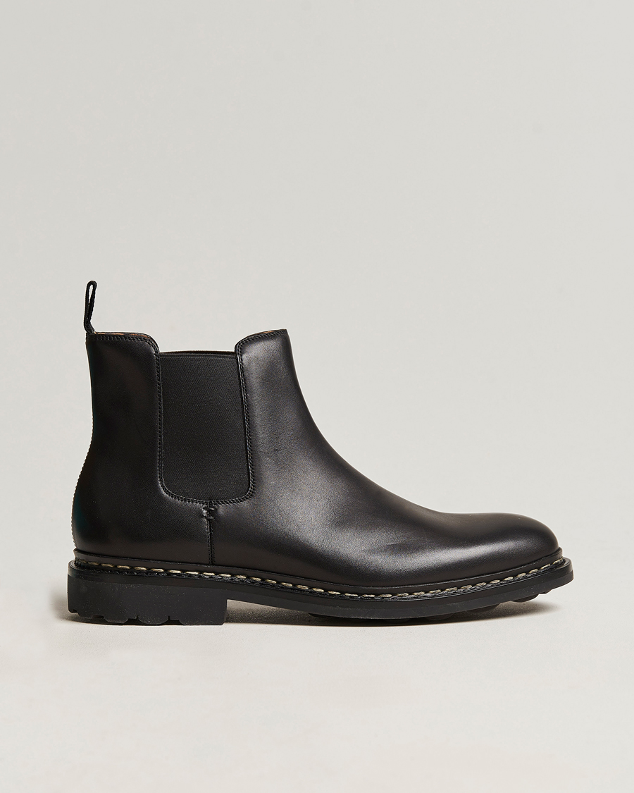 Men | Boots | Heschung | Tremble Leather Boot Black Anilcalf