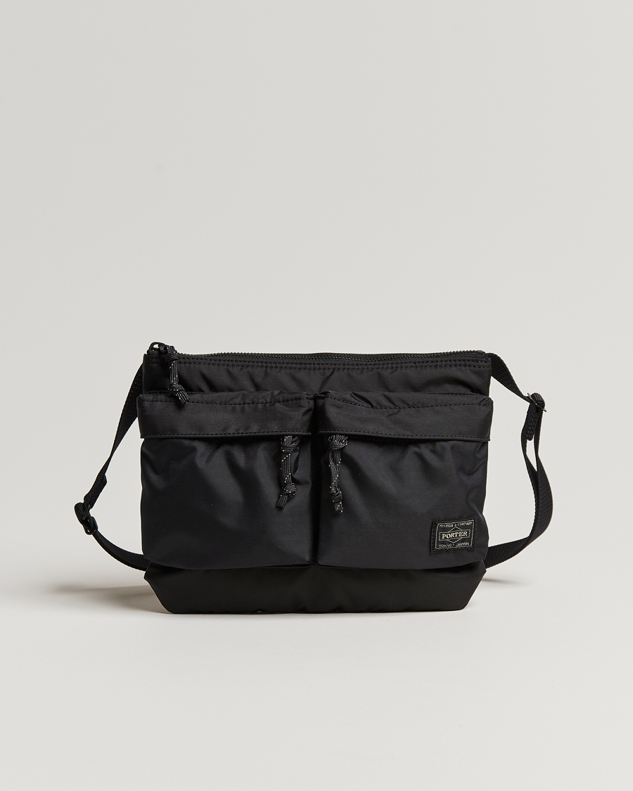 Men | Shoulder Bags | Porter-Yoshida & Co. | Force Small Shoulder Bag Black