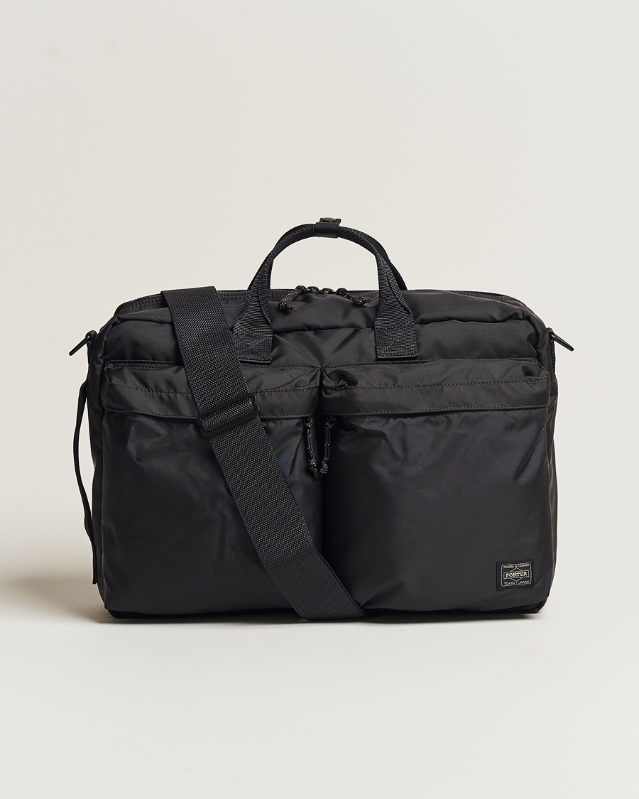 Men | Briefcases | Porter-Yoshida & Co. | Force 3Way Briefcase Black