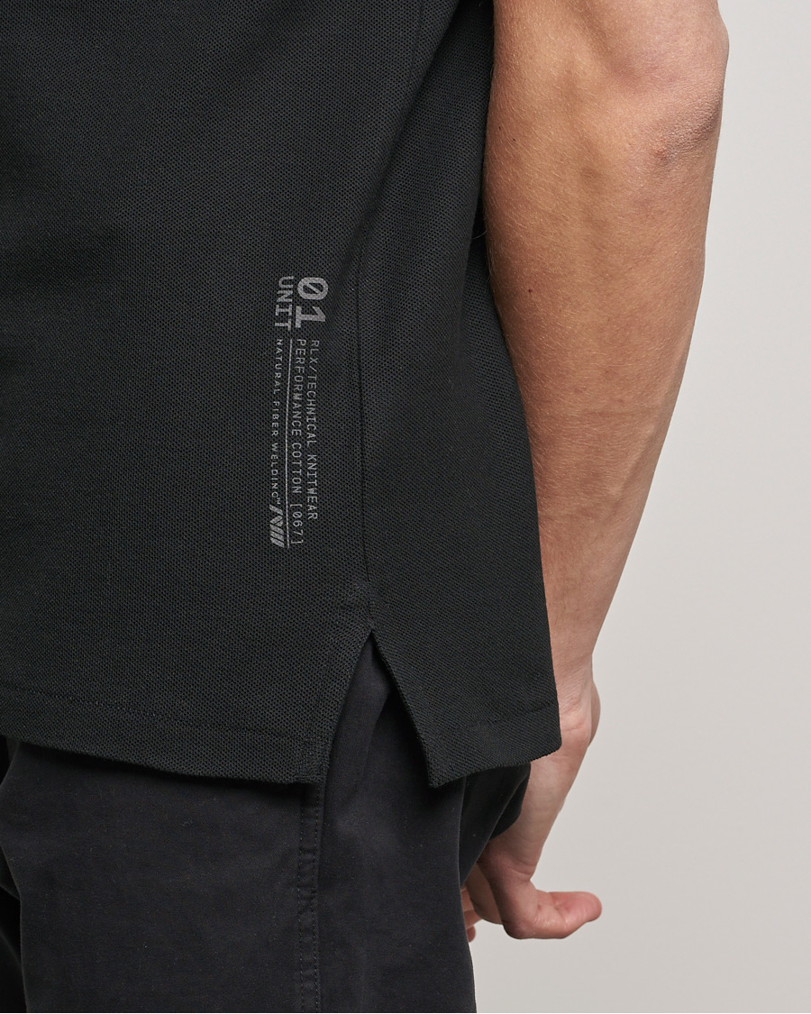 RLX Ralph Lauren Performance Polo Black at CareOfCarl.com