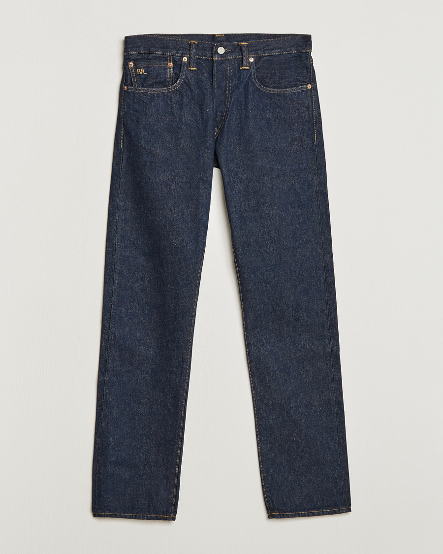 Men | Jeans | RRL | Slim Fit 5-Pocket Denim Once Washed