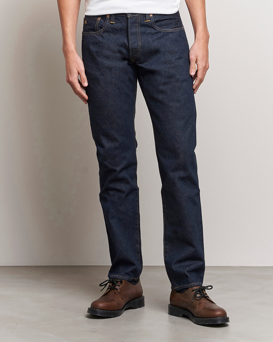 Men | Jeans | RRL | Slim Fit 5-Pocket Denim Once Washed