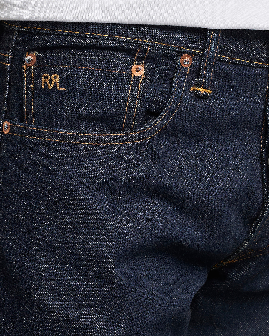Men | Jeans | RRL | Slim Fit 5-Pocket Denim Once Washed