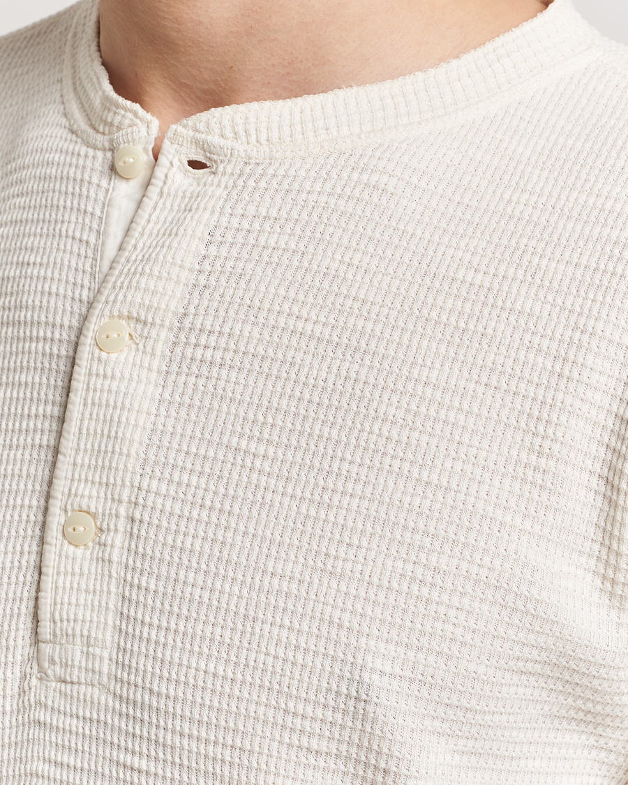 Men | Sweaters & Knitwear | RRL | Long Sleeve Henley Paper White