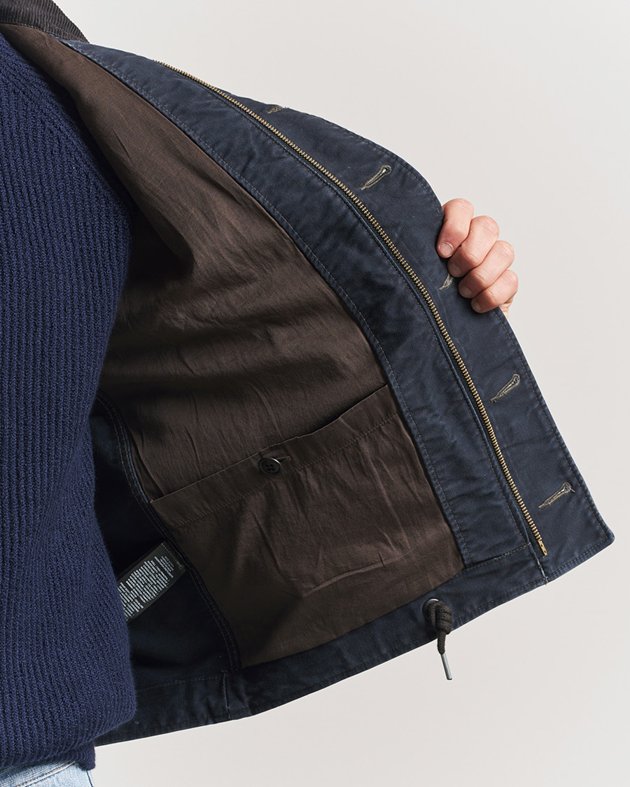 RRL Bower Deck Jacket Dark Navy at CareOfCarl.com