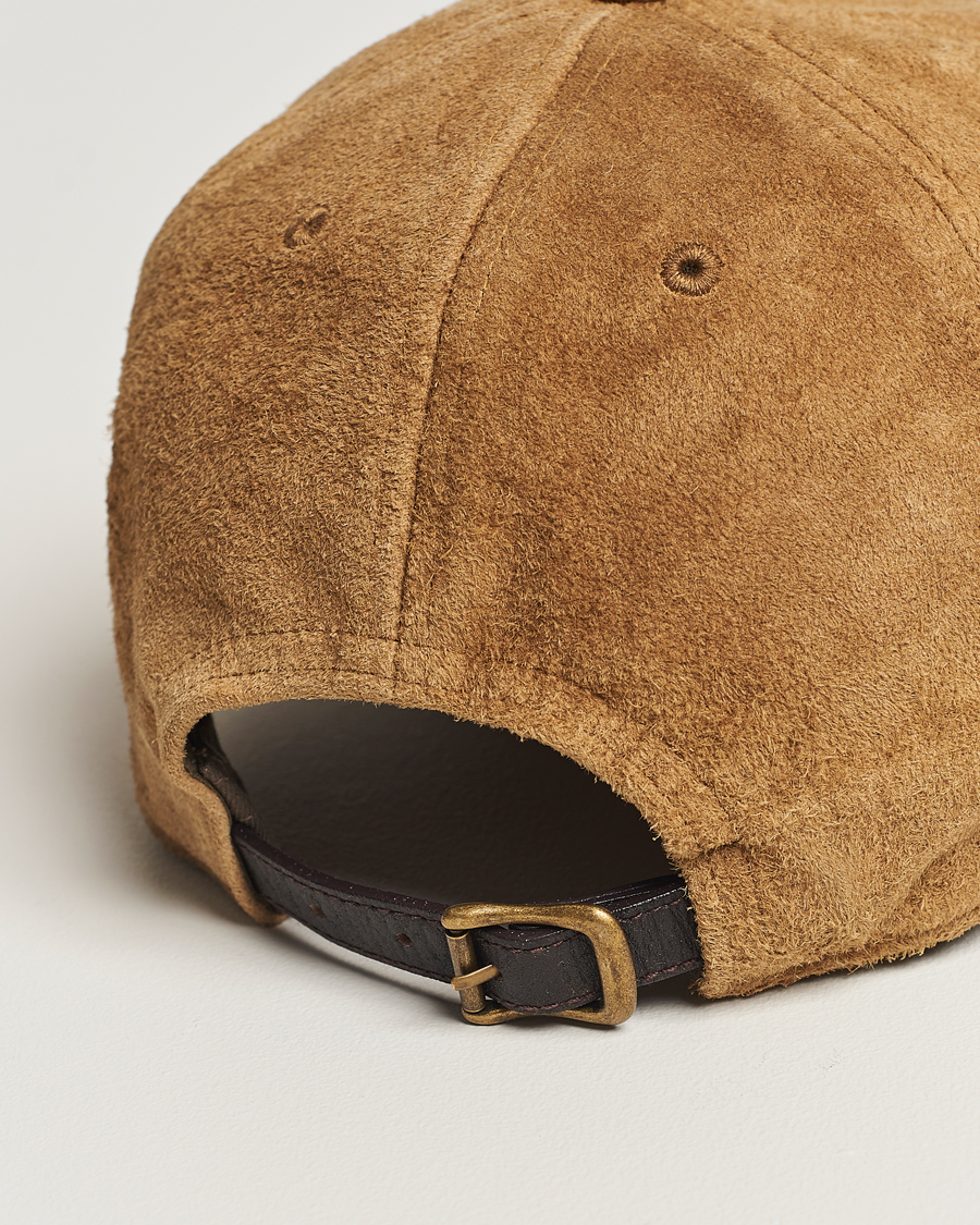 Men | RRL Rough Out Baseball Cap Brown | RRL | Rough Out Baseball Cap Brown