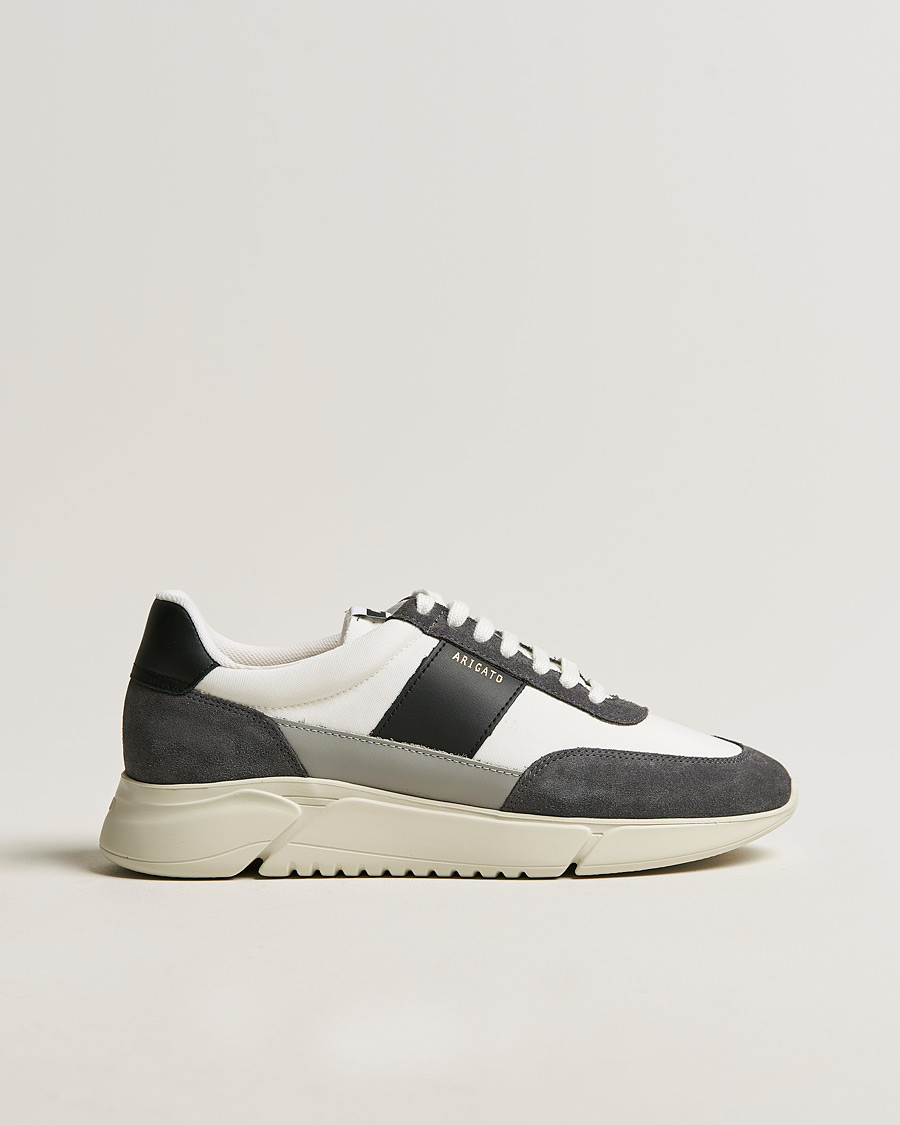 Men |  | Axel Arigato | Genesis Vintage Runner Sneaker White/Grey Suede