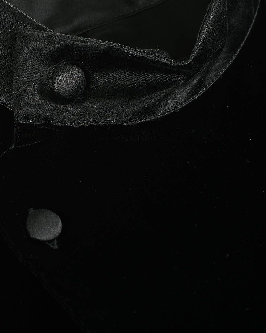 Giorgio Armani Velvet Guru Shirt Jacket Black at CareOfCarl.com
