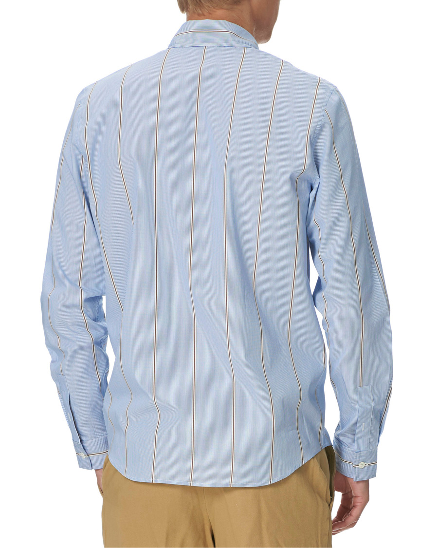 Men | Shirts | A.P.C. | Anthony Striped Shirt Light Blue