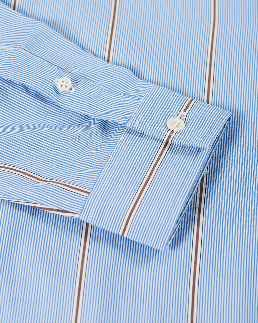 Men | Shirts | A.P.C. | Anthony Striped Shirt Light Blue