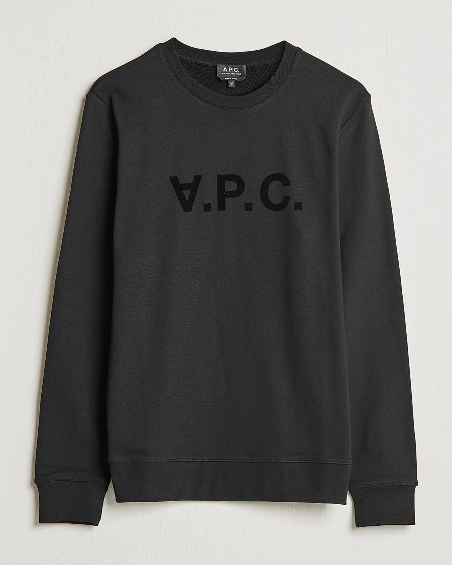 Men | Sweaters & Knitwear | A.P.C. | VPC Sweatshirt Black
