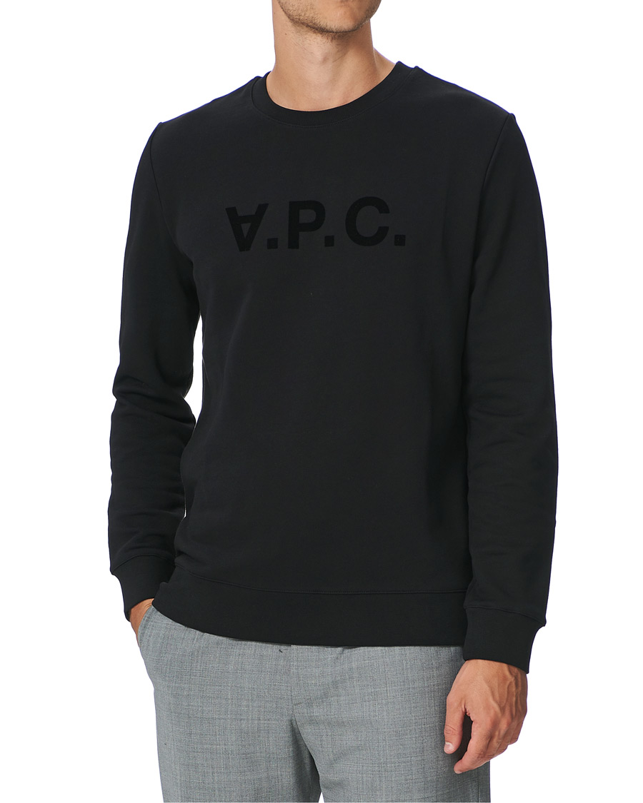 Men | Sweaters & Knitwear | A.P.C. | VPC Sweatshirt Black