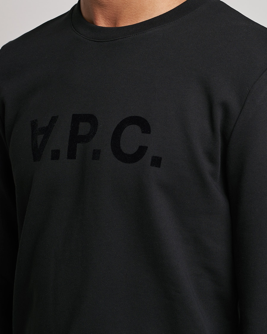 Men | Sweaters & Knitwear | A.P.C. | VPC Sweatshirt Black