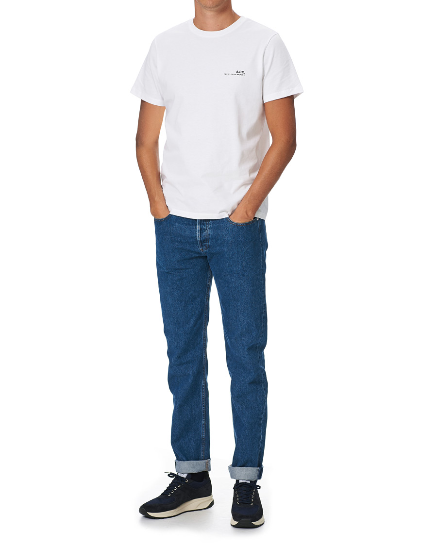 Men | Organic Menswear | A.P.C. | Item Short Sleeve T-Shirt White
