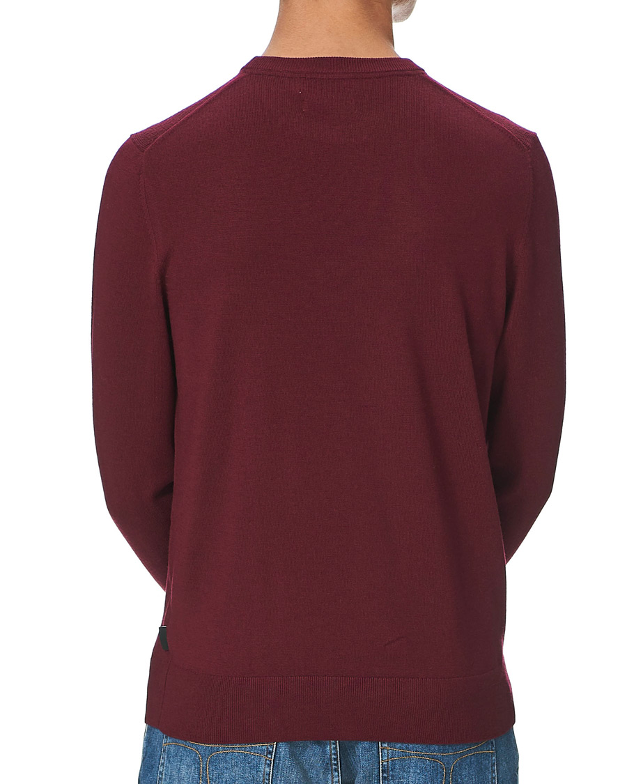 Men | Sweaters & Knitwear | Calvin Klein | Superior Wool Crew Neck Sweater Tawny Port