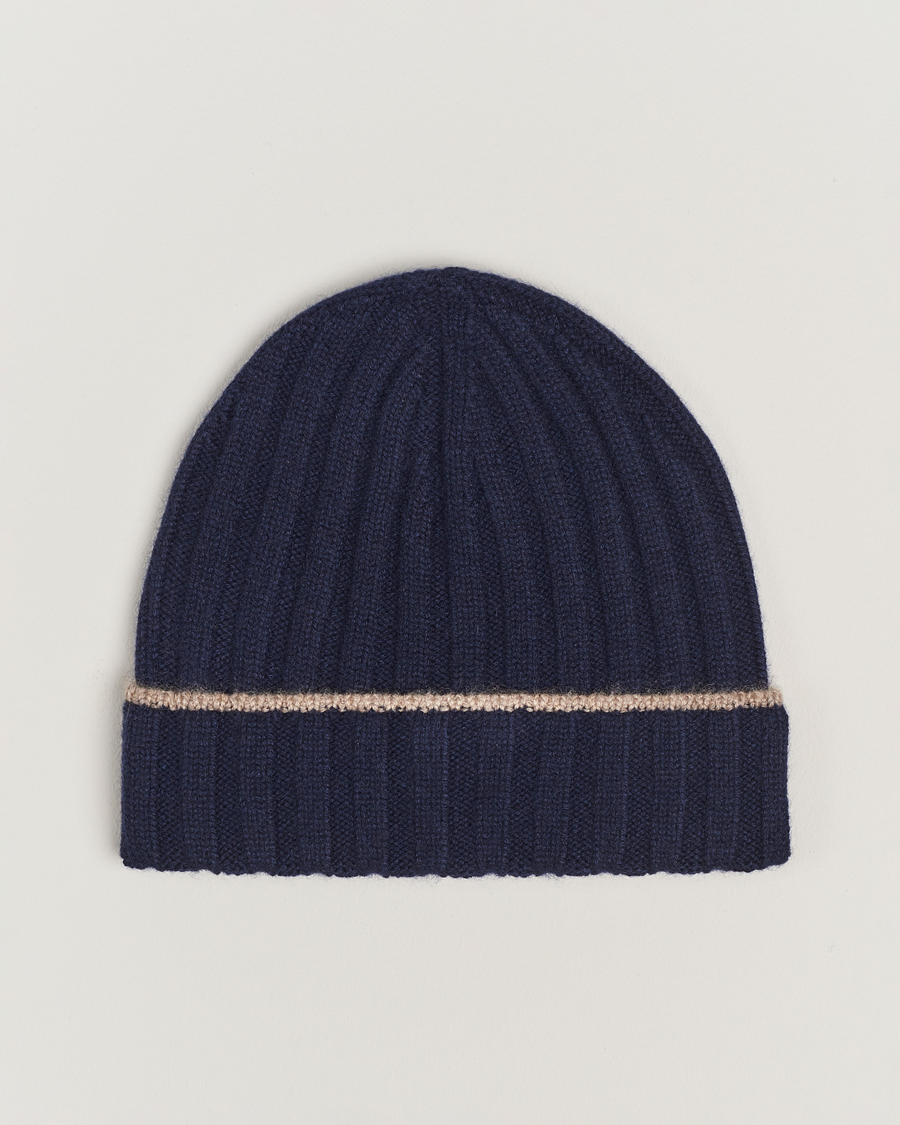 Men | Brunello Cucinelli Cashmere Beanie Navy | Brunello Cucinelli | Cashmere Beanie Navy