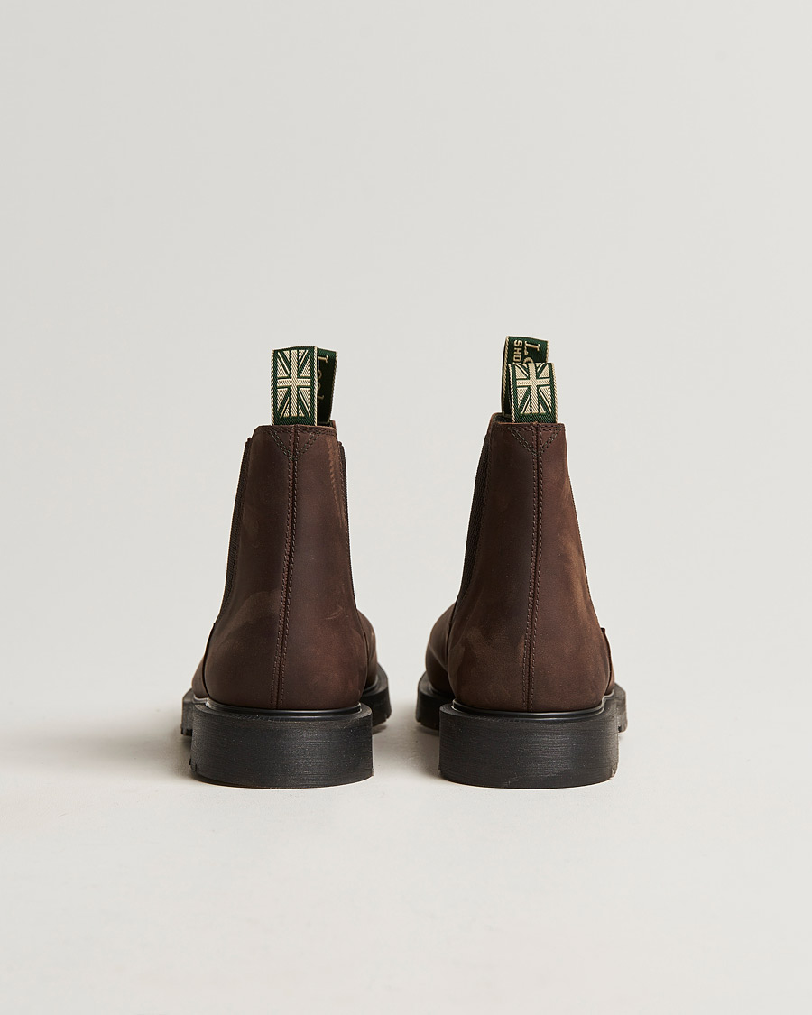 Men | Boots | Loake Shoemakers | Loake 1880 Mccauley Heat Sealed Chelsea Brown Nubuck