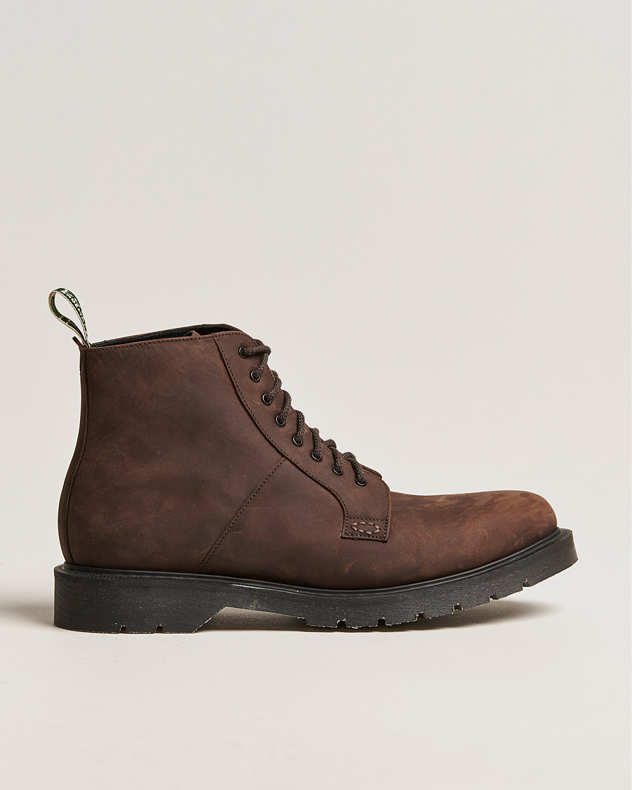 Men | Boots | Loake Shoemakers | Niro Heat Sealed Laced Boot Brown Nubuck