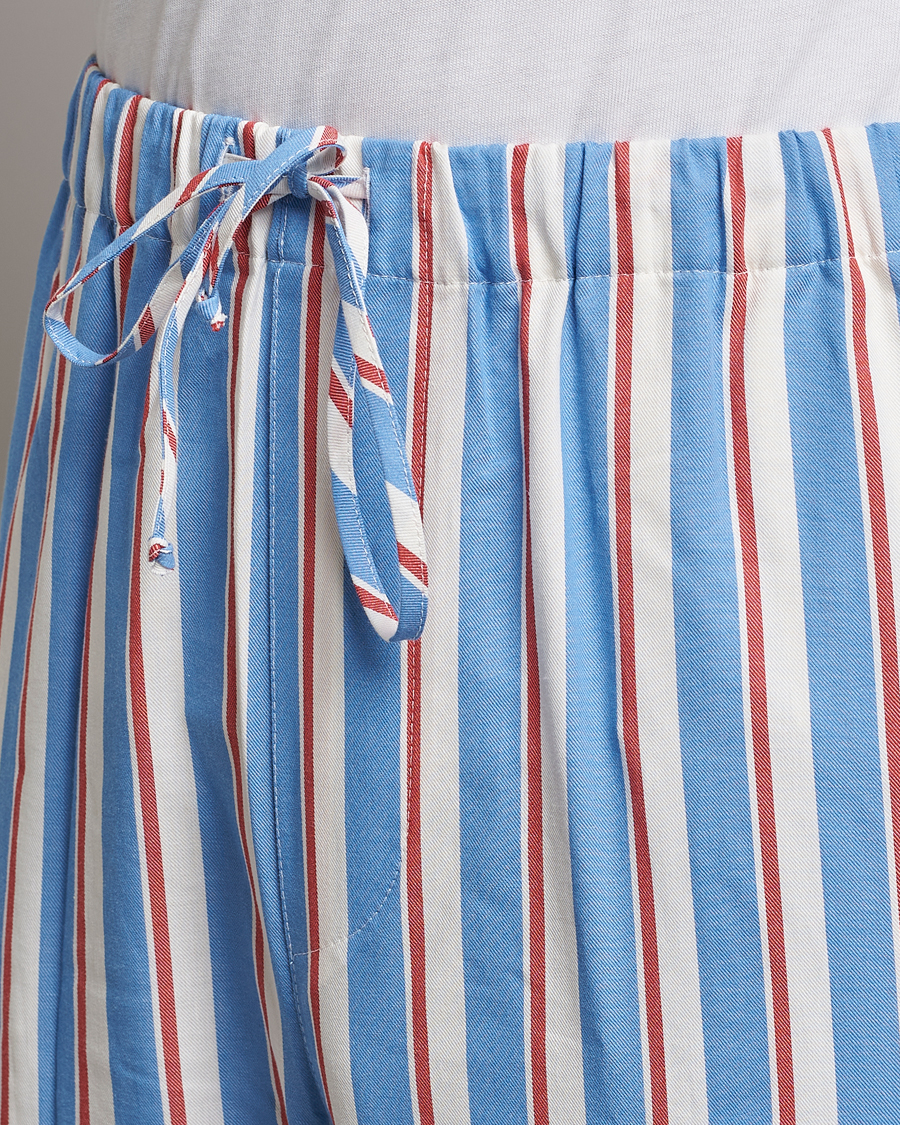 Men | Pyjamas & Robes | Nufferton | Uno Triple Striped Pyjama Set Blue/White/Red