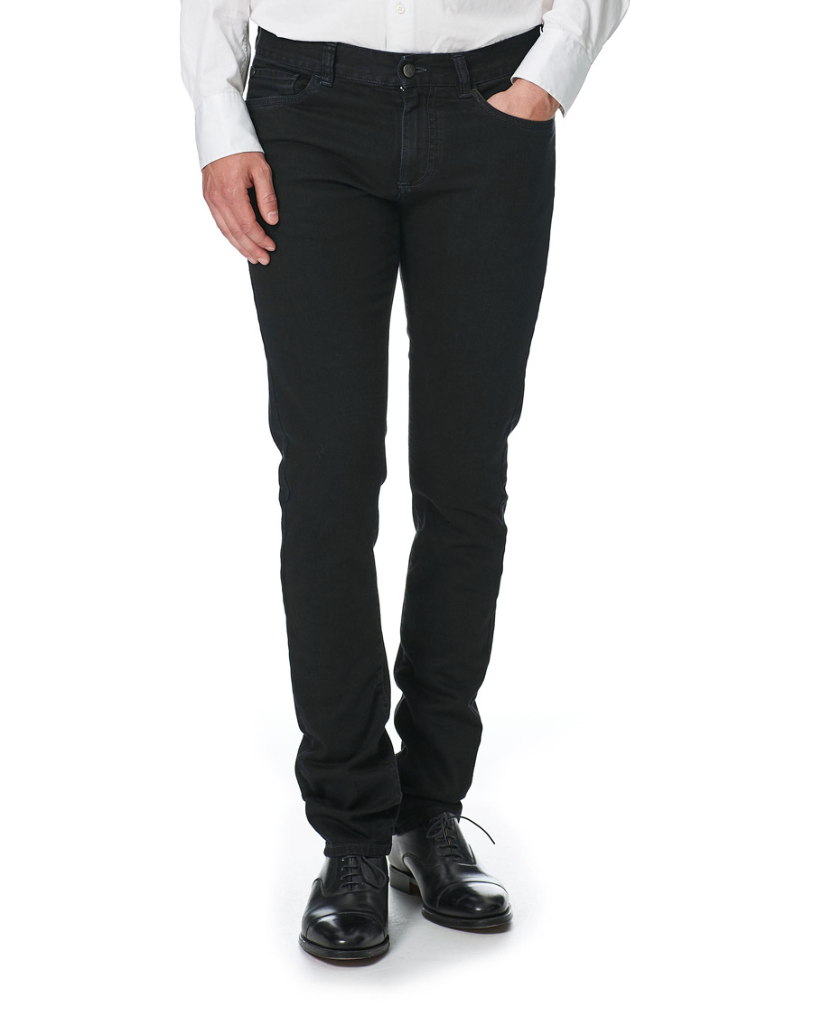 Canali Slim Fit Jeans Black at CareOfCarl.com