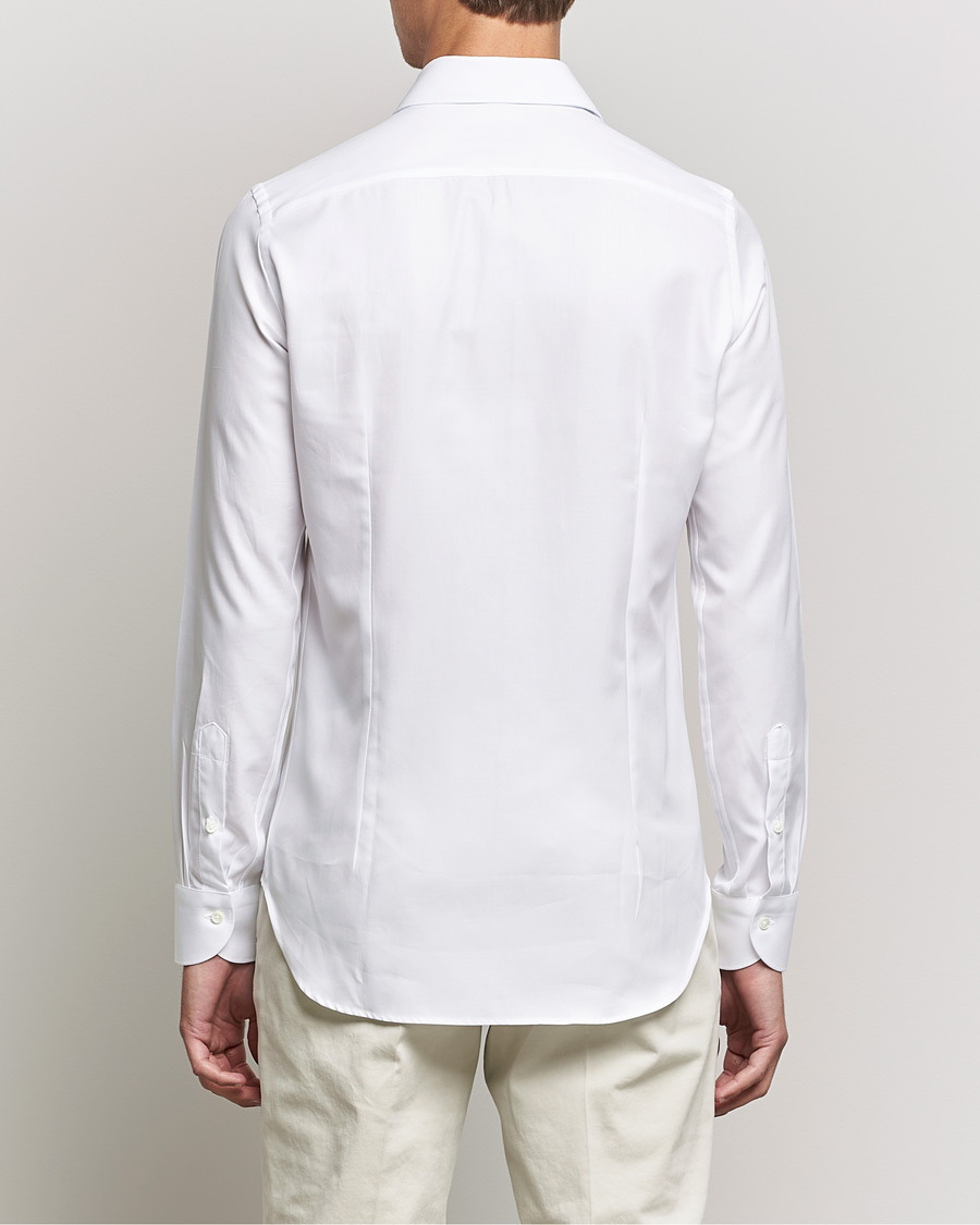 Men | Shirts | Canali | Slim Fit Cotton Shirt White