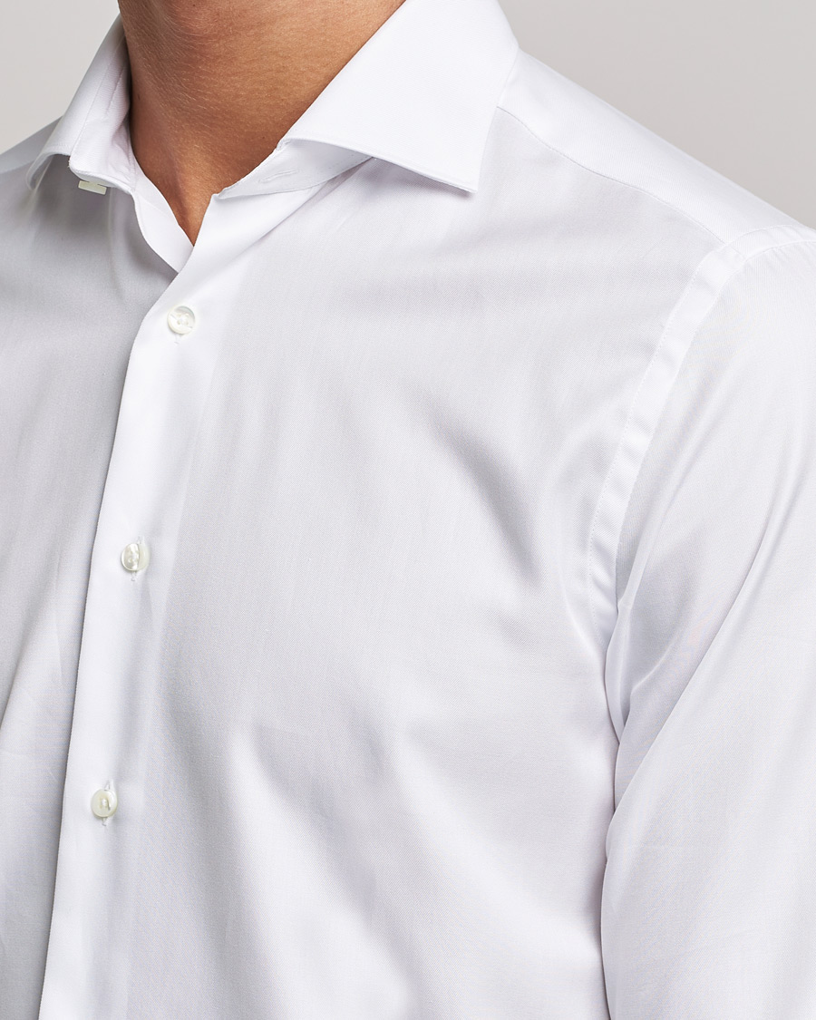 Men | Shirts | Canali | Slim Fit Cotton Shirt White