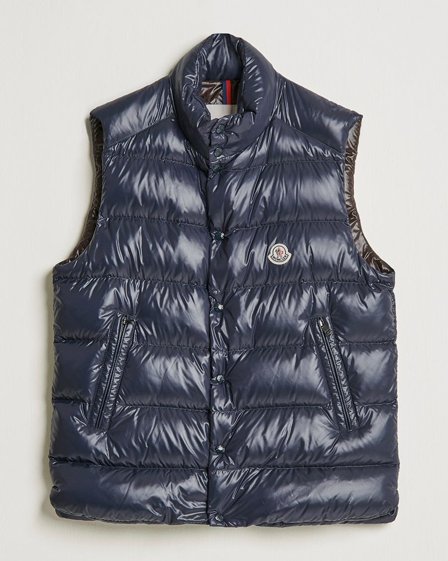 Men | Gilets | Moncler | Tibb Down Vest Navy