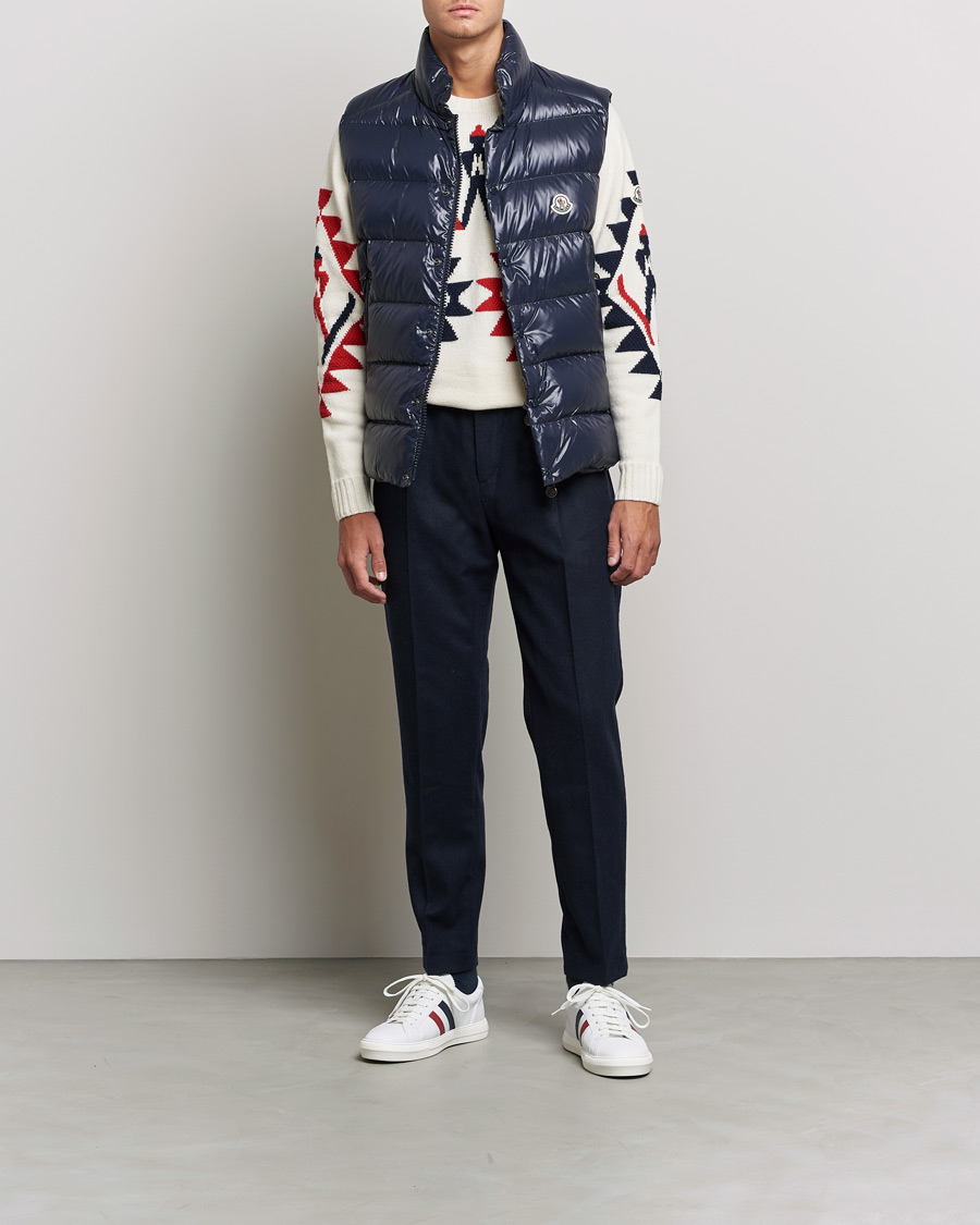 Men | Gilets | Moncler | Tibb Down Vest Navy