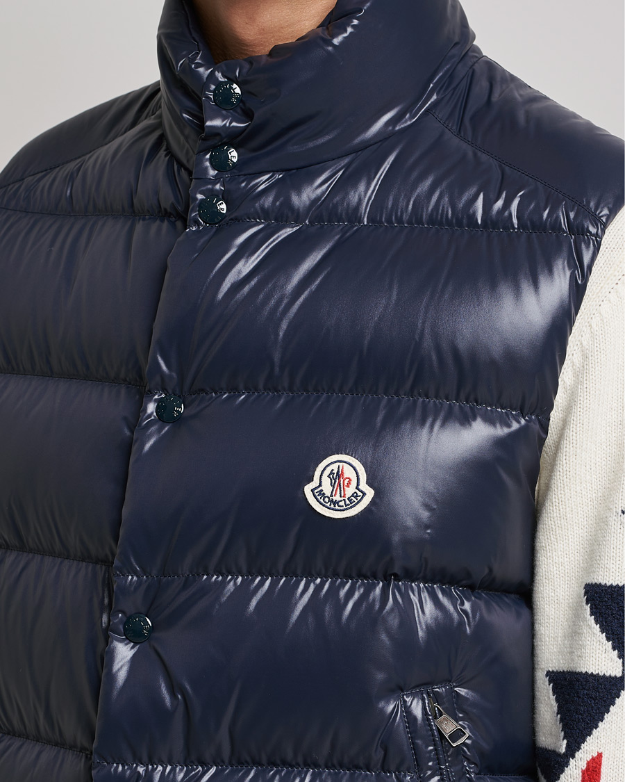 Men | Gilets | Moncler | Tibb Down Vest Navy