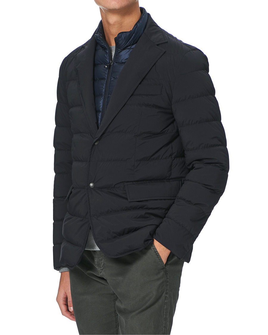 Men | Coats & Jackets | Moncler | Ferrandier Down Blazer Jacket Navy