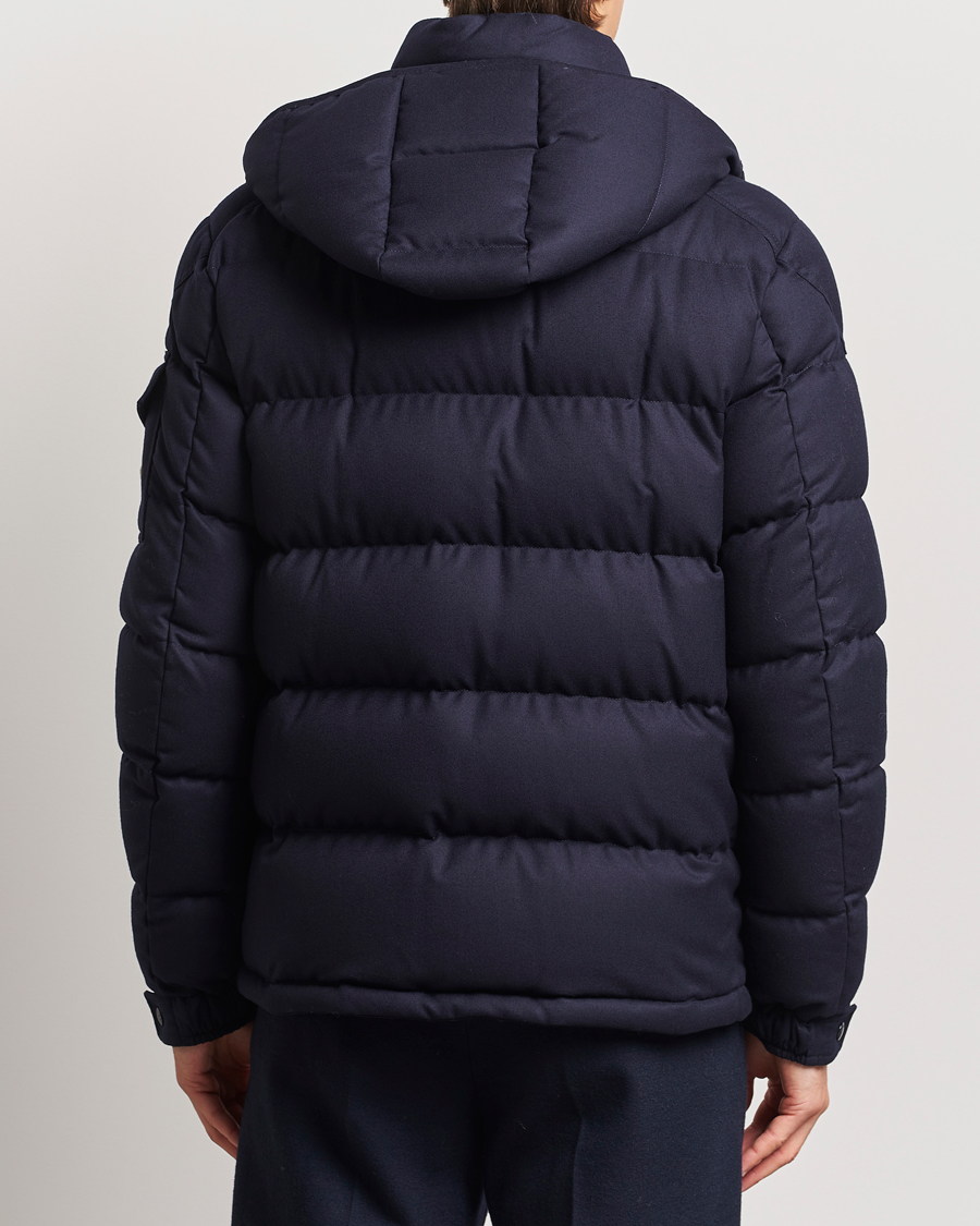 Moncler Montgenevre Flannel Down Jacket Navy at