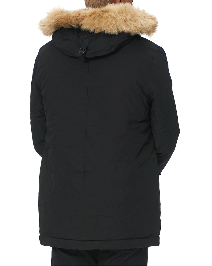 Men | Coats & Jackets | Lyle & Scott | Winter Weight Micro Fleece Parka Black