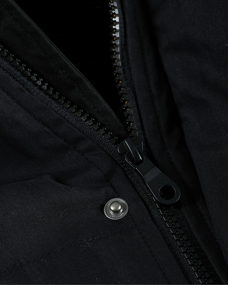 Men | Coats & Jackets | Lyle & Scott | Winter Weight Micro Fleece Parka Black