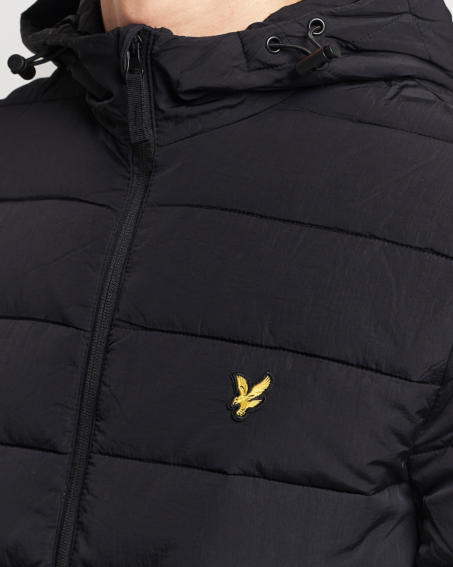 Men | Coats & Jackets | Lyle & Scott | Lightweight Puffer Jacket Jet Black
