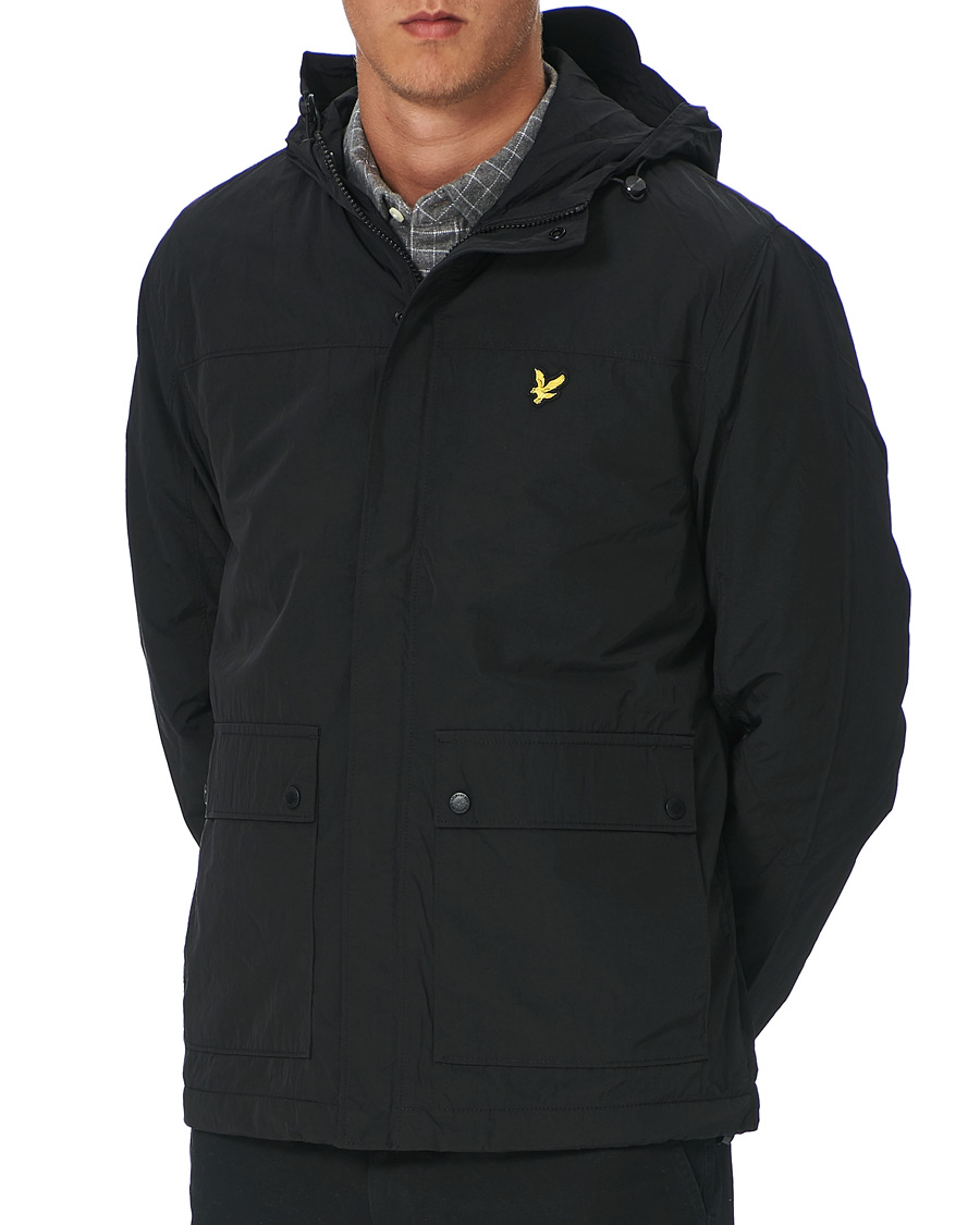 Men | Coats & Jackets | Lyle & Scott | Hooded Pocket Jacket Black