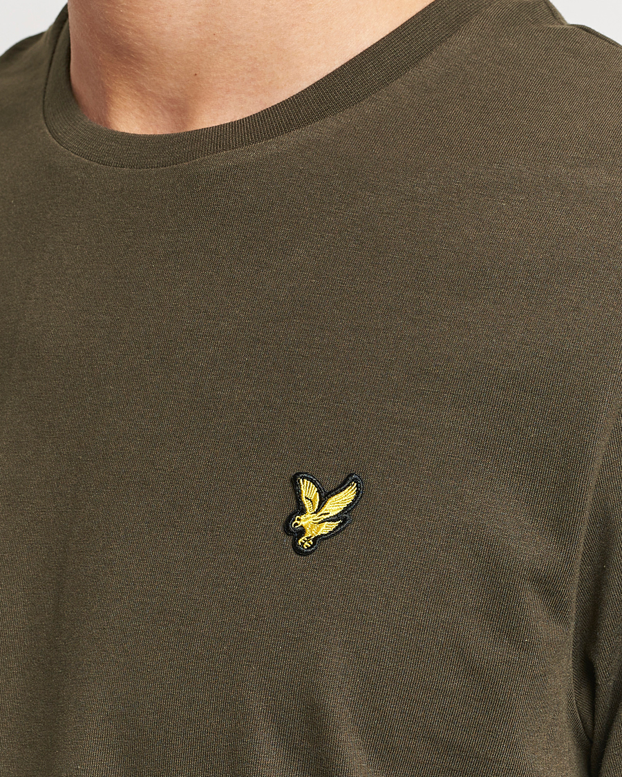 Men | T-Shirts | Lyle & Scott | Cotton Crew Neck T-Shirt Olive