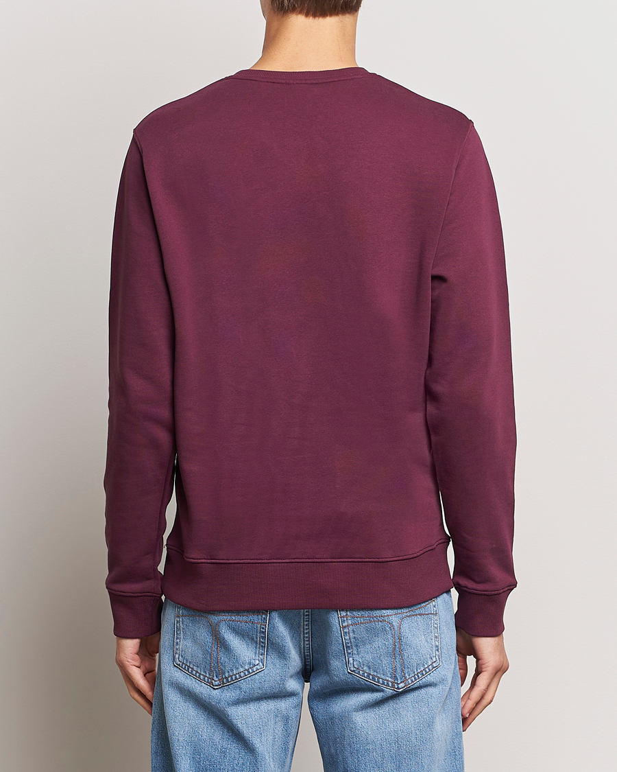 Men | Sweaters & Knitwear | Lyle & Scott | Organic Cotton Crew Neck Burgundy