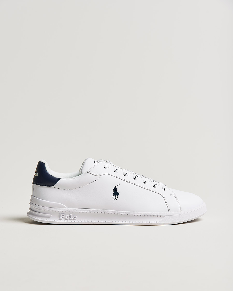 Men | Sneakers | Polo Ralph Lauren | Heritage Court Sneaker White/Newport Navy