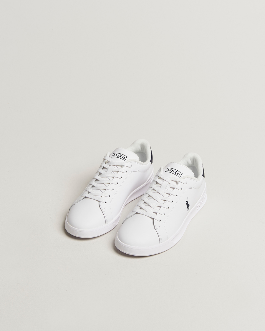 Men | Sneakers | Polo Ralph Lauren | Heritage Court Sneakers White/Newport Navy