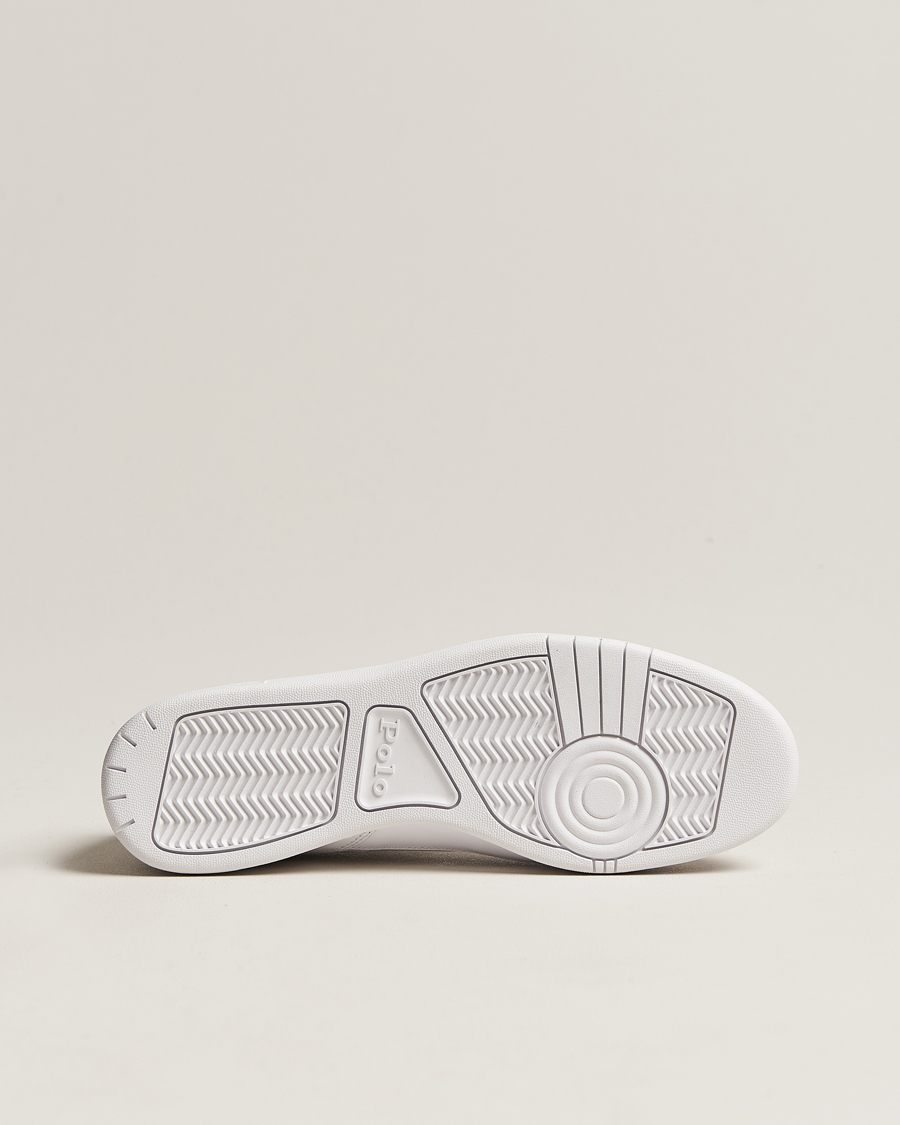 Men | Polo Ralph Lauren Court Luxury Leather Sneaker White | Polo Ralph Lauren | Court Luxury Leather Sneaker White